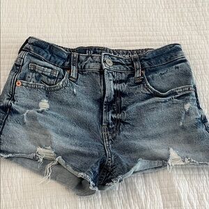 GAP Distressed Blue Jean Shorts